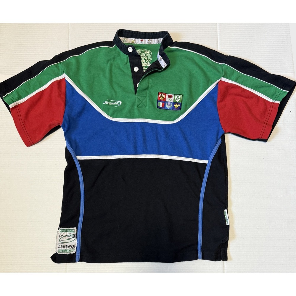 LANSDOWNE - Men's 6‎ Six Nations Rugby Union Short Sleeve Shirt - Medium